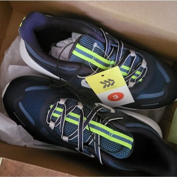 NIB Kids' Avery Performance Navy Apparel Sneakers - All in Motion - Picture 2 of 2